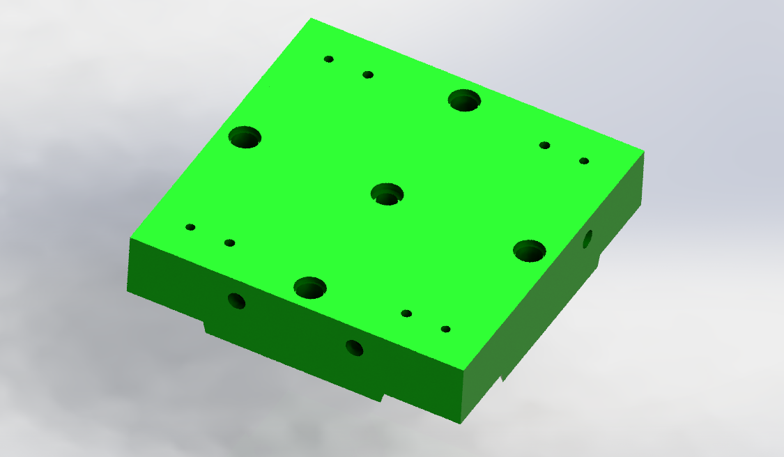 CPU风扇挡板模具